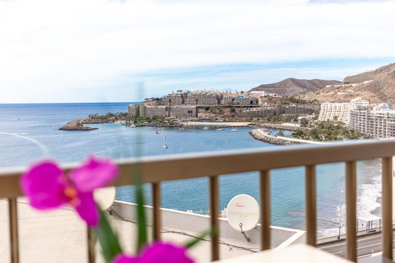 Flatguest Danubio + Sea View + Pool + Beach Mogán 외부 사진